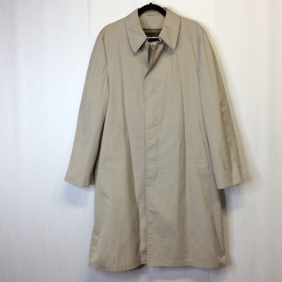 London Fog Other - London Fog Men's Fleece Lined Trench Coat Tan 40